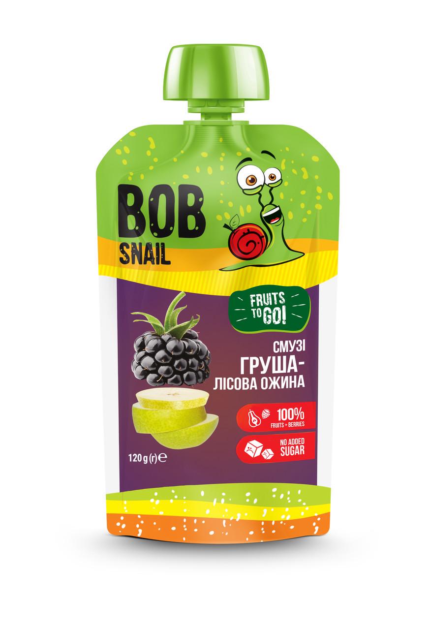 Пюре фруктово-ягідне Смузі Груша-лісова ожина Bob Snail пастеризоване 120 г (2302864568) Пюре фруктово-ягідне Смузі Груша-лісова ожина Bob Snail пастеризоване 120 г (2302864568)