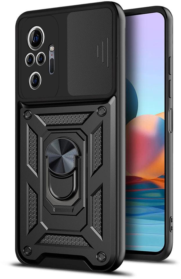 Чехол с защитой камеры 3DGuard Xiaomi Redmi Note 10 Pro Black (32500-2B)