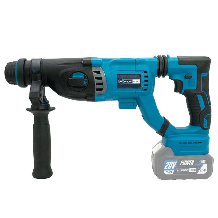 Перфоратор акумуляторний PROFI-TEC PBH201BL 20 В 2хPT2040MP 4,0 Аг (006961) - фото 4