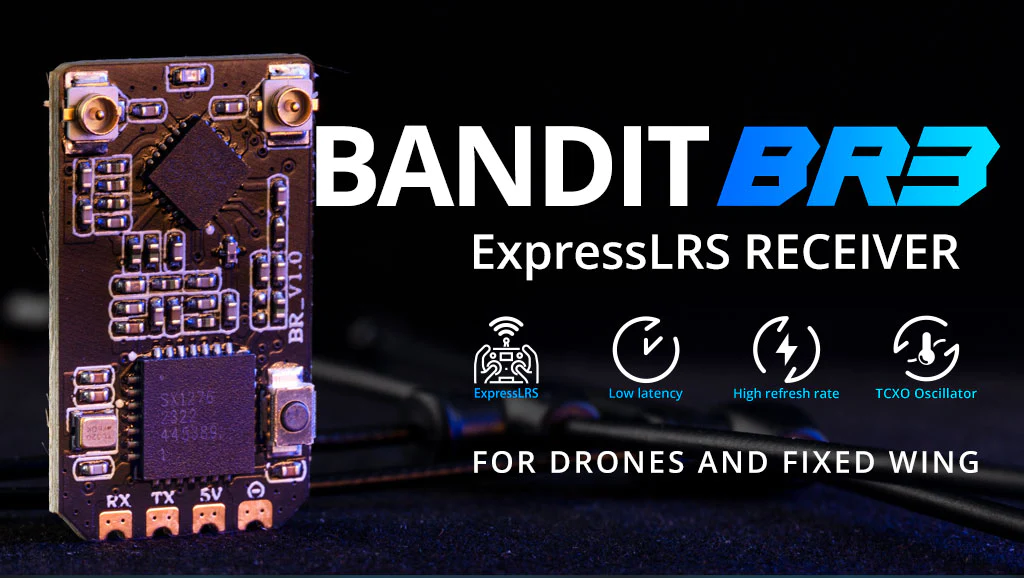 Радиоприемник Radiomaster Bandit BR3 ExpressLRS Receiver 915mhz - фото 4