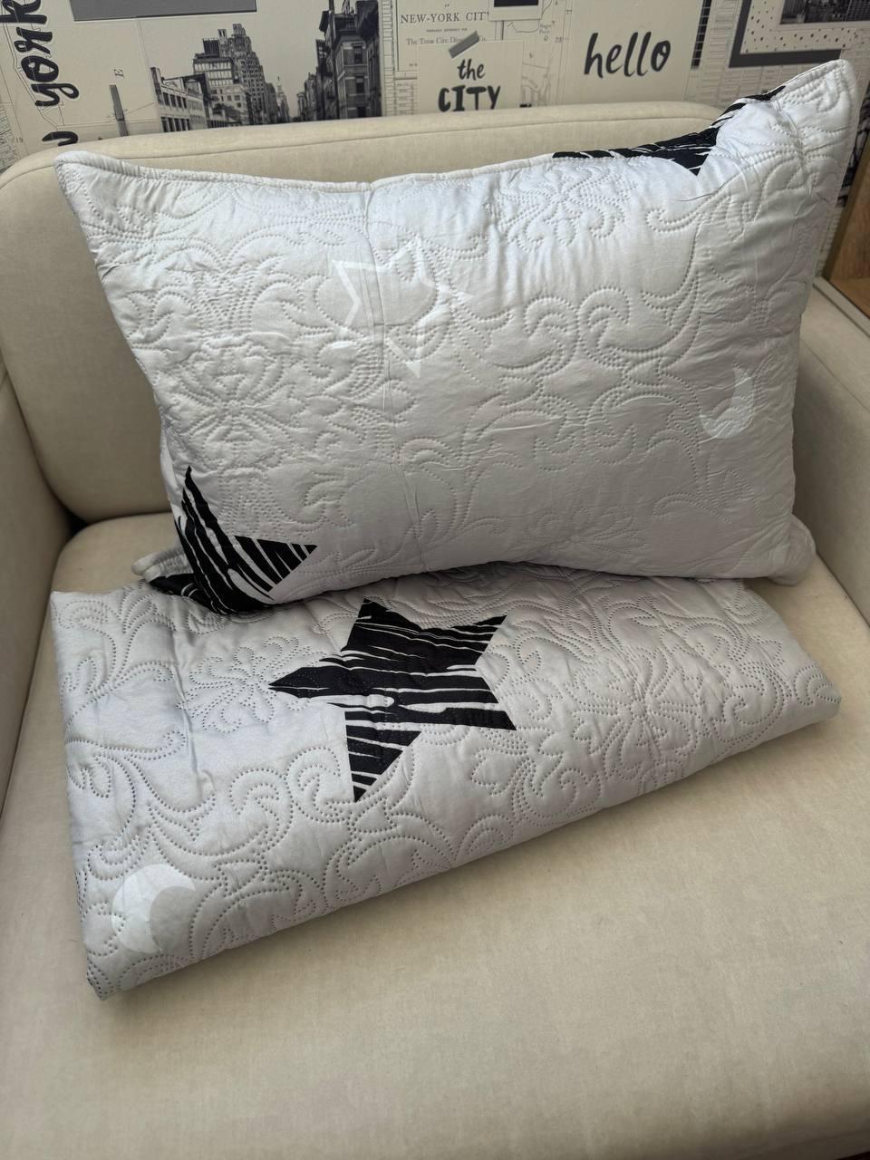 Ковдра літня бавовняна гіпоалергенна стьобана з наволочками 200х220 см (П4К-5106) - фото 6 Ковдра літня бавовняна гіпоалергенна стьобана з наволочками 200х220 см (П4К-5106) - фото 6