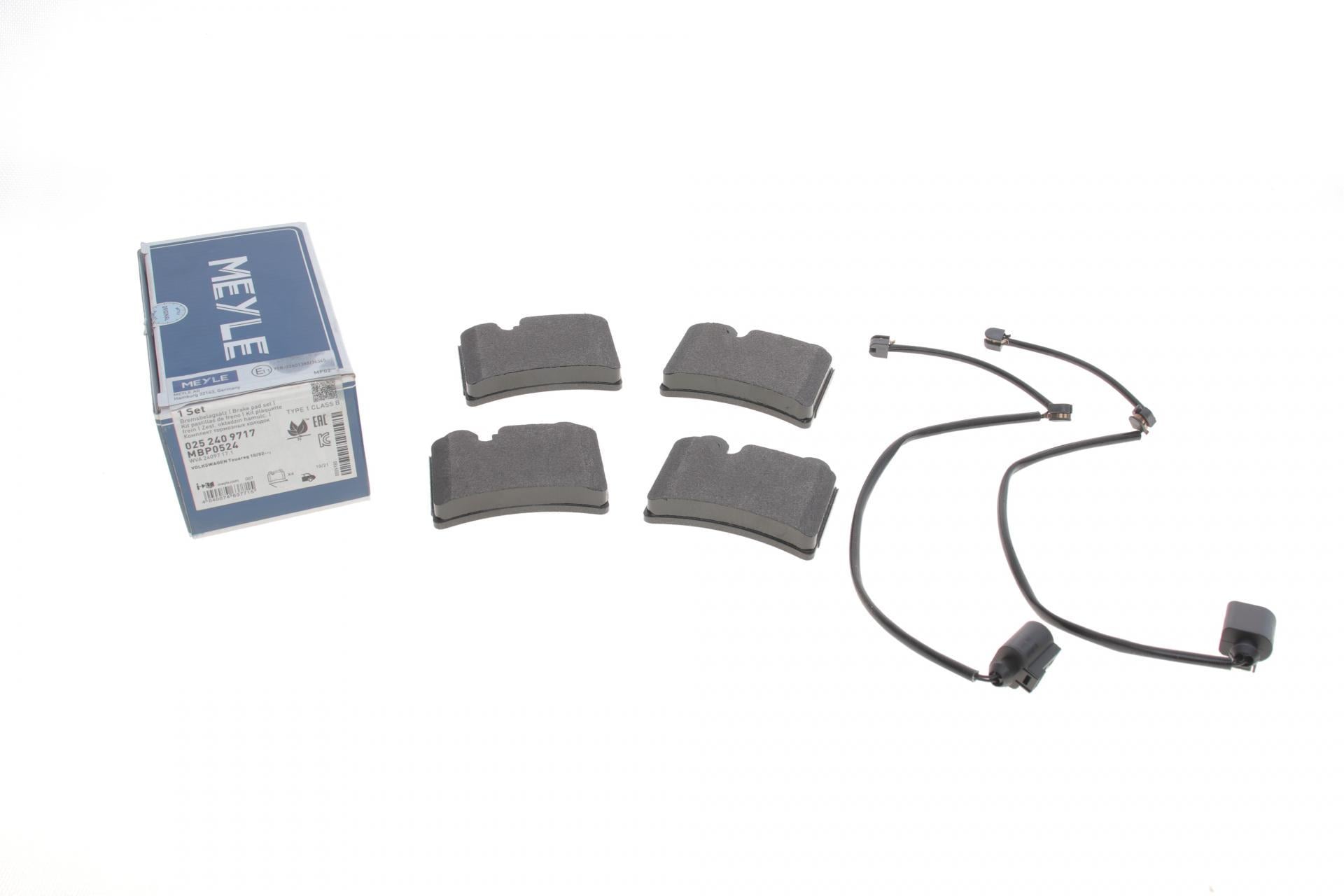 Колодки тормозные задние Meyle для VW Touareg 02-10 Brembo (025 240 9717)