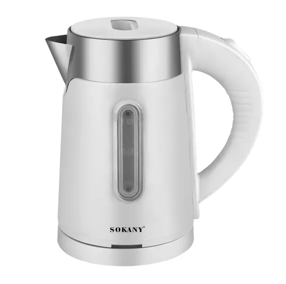 Електрочайник Sokany SK-0808W дисковий 1 л Білий