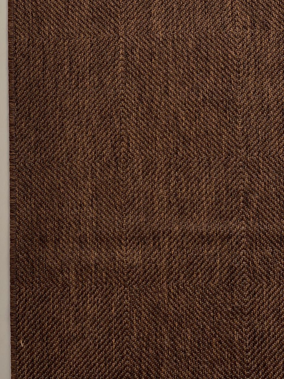 Килим безворсовий абстрактний рогожка прямокутний 160х230 см Бежевий (10011-0303) - фото 4