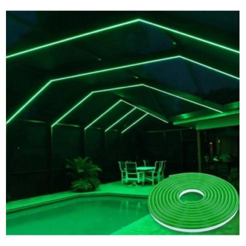 Светодиодная лента Neon 0764 12V-220V 5 м Green (30151015АER) - фото 2