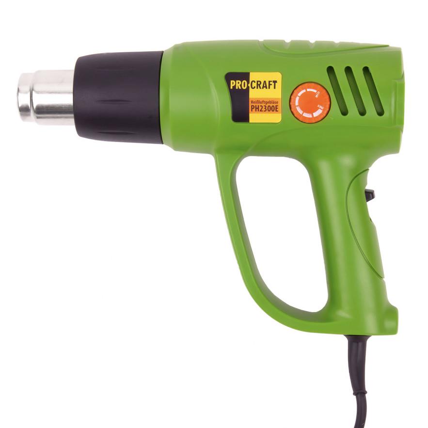 Фен будівельний ProCraft PH2300E 2 режими 4 насадки 2300 Вт - фото 5
