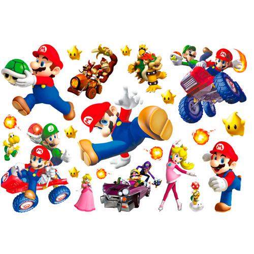 Детские татуировки Mario Tattoo Set (3701-2)