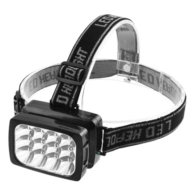 Ліхтар налобний на акумуляторі YJ-1837/ 12LED 1200mAh