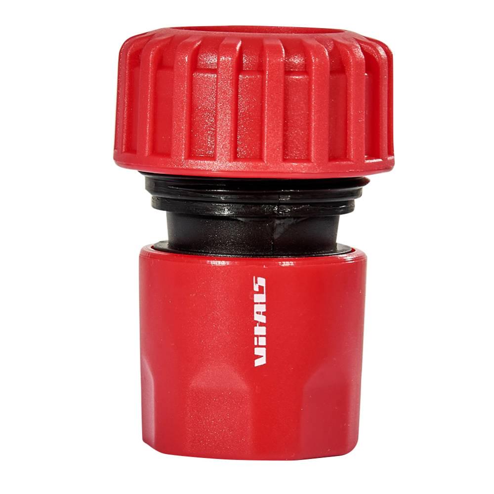 Коннектор Vitals 191533 3/4" с аквастопом для шланга 3/4" Коннектор Vitals 191533 3/4" с аквастопом для шланга 3/4"