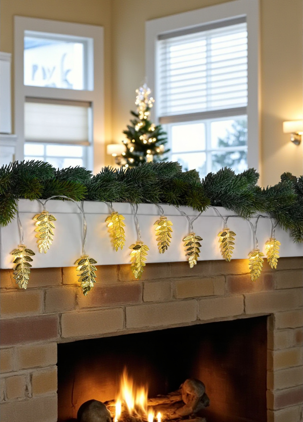 Гирлянда Livarno Home 10 LED 1,65 м Желтый (7960)