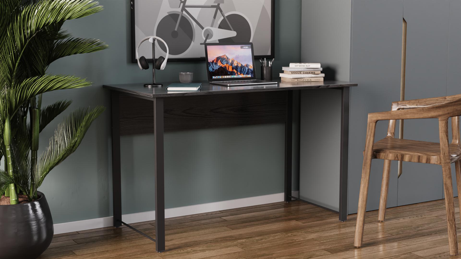 Комп'ютерний стіл Ferrum-decor Курт ДСП 16 мм 75x140x70 см Чорний/Сосна Кембра (FRD-103946) - фото 1 Комп'ютерний стіл Ferrum-decor Курт ДСП 16 мм 75x140x70 см Чорний/Сосна Кембра (FRD-103946) - фото 1