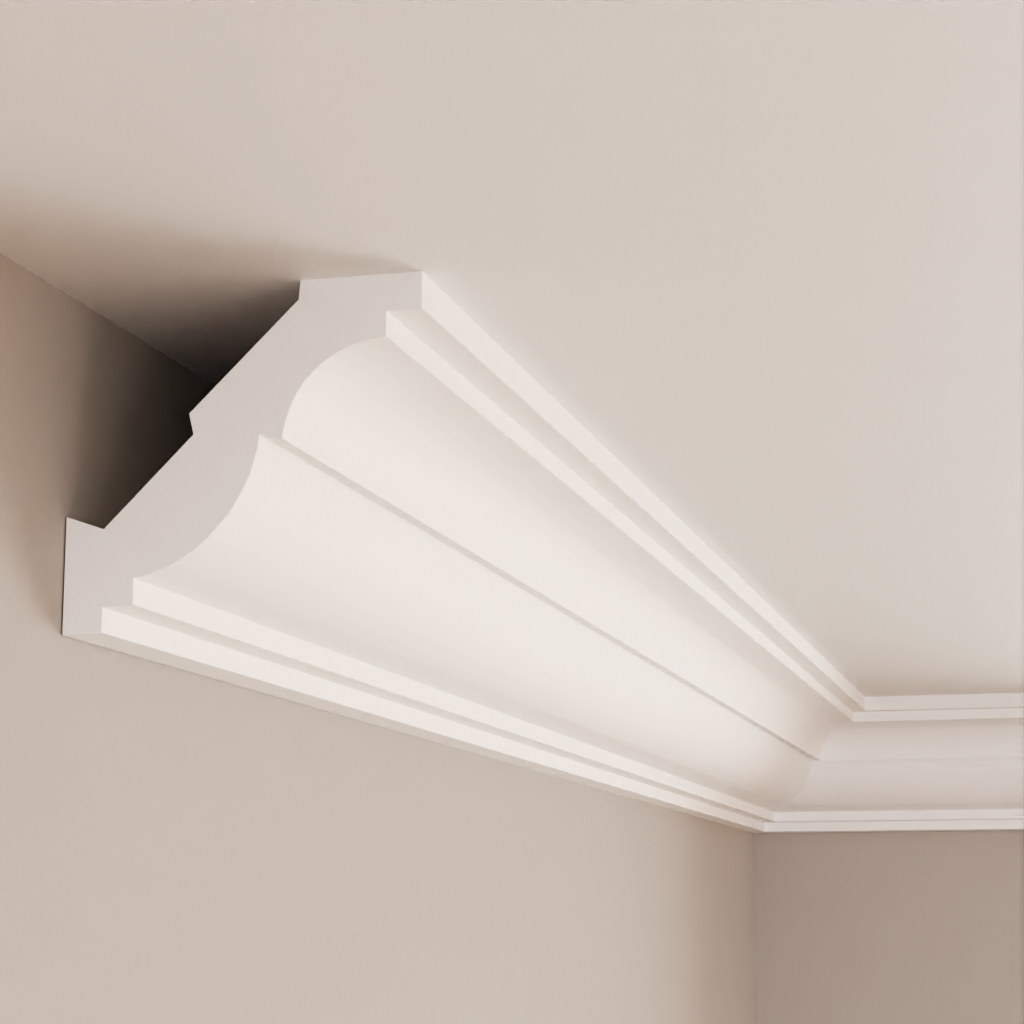 Карниз полиуретановый Gaudi Decor P 2076 80x85x2000 мм (25408795)