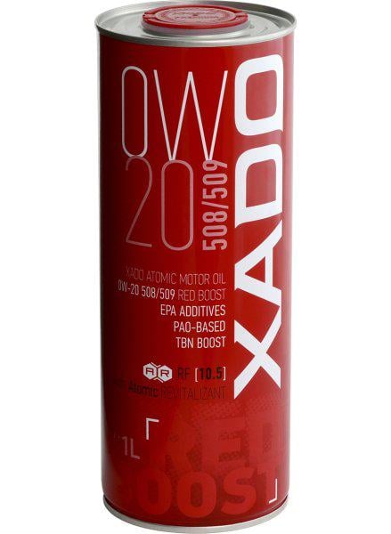 Моторное масло XADO 508/509 Red Boost 0W-20 1 л - фото 1 Моторное масло XADO 508/509 Red Boost 0W-20 1 л - фото 1