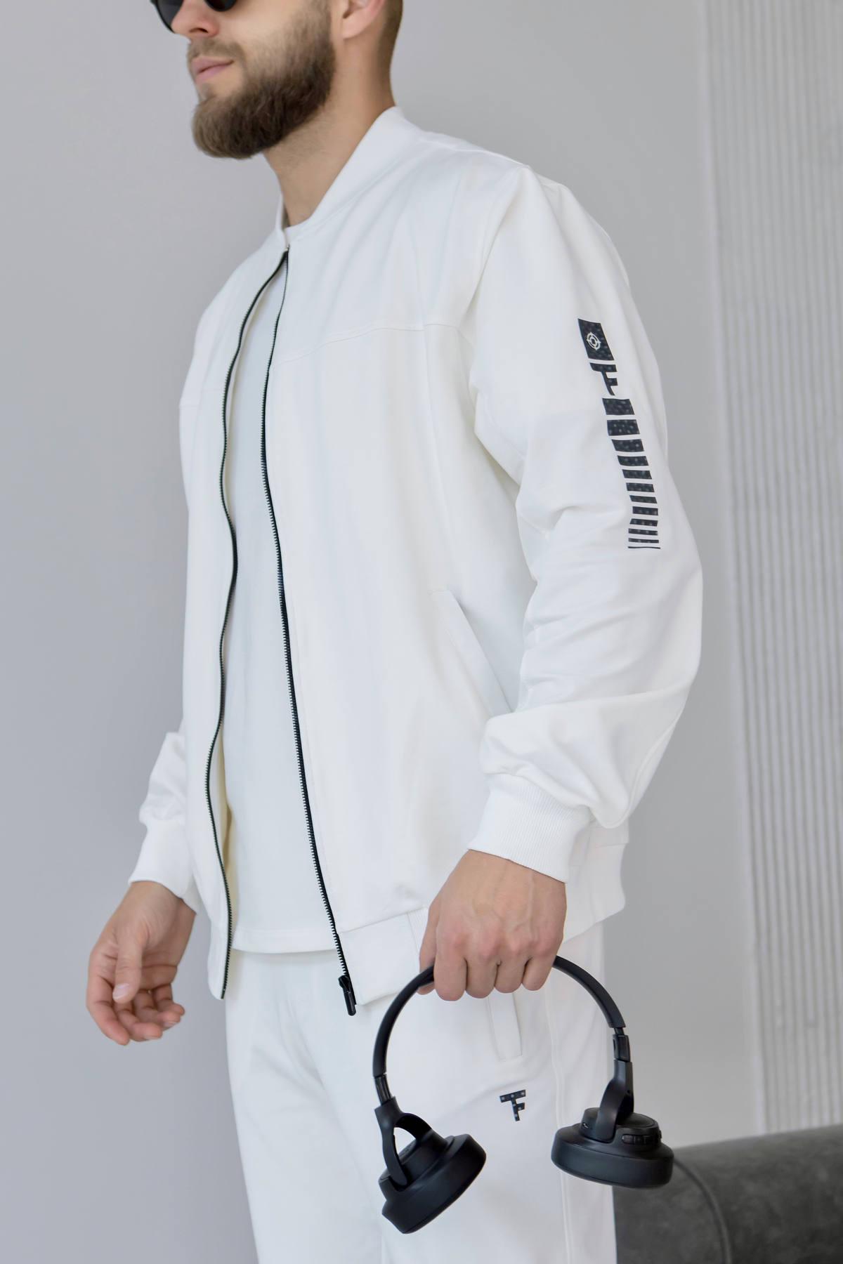 Бомбер мужской TOTALFIT L Молочный (12323321) - фото 3 Бомбер мужской TOTALFIT L Молочный (12323321) - фото 3