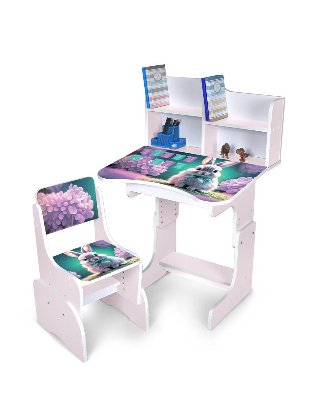 Парта со стулом детская деревянная Bambi N 2071-1-7 Розовый (6903317720316) Парта со стулом детская деревянная Bambi N 2071-1-7 Розовый (6903317720316)