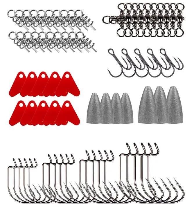 Набор рыболовных снастей для пресноводных рыб 206 шт. - фото 4