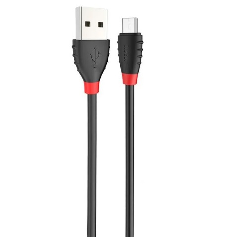 Кабель Hoco X27 Excellent Micro-USB 2,4A 1,2 м Чорний (18881)