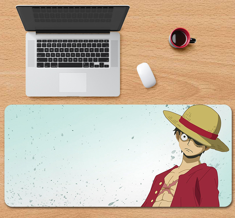 Коврик для мышки с Аниме принтом One piece Монки Д. Луффи 800х300х3 мм (0121)