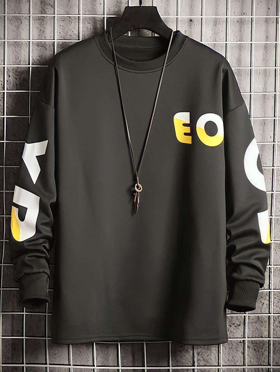 Свитшот мужской с принтом Pin-000-30623 S Черный (2711524591)