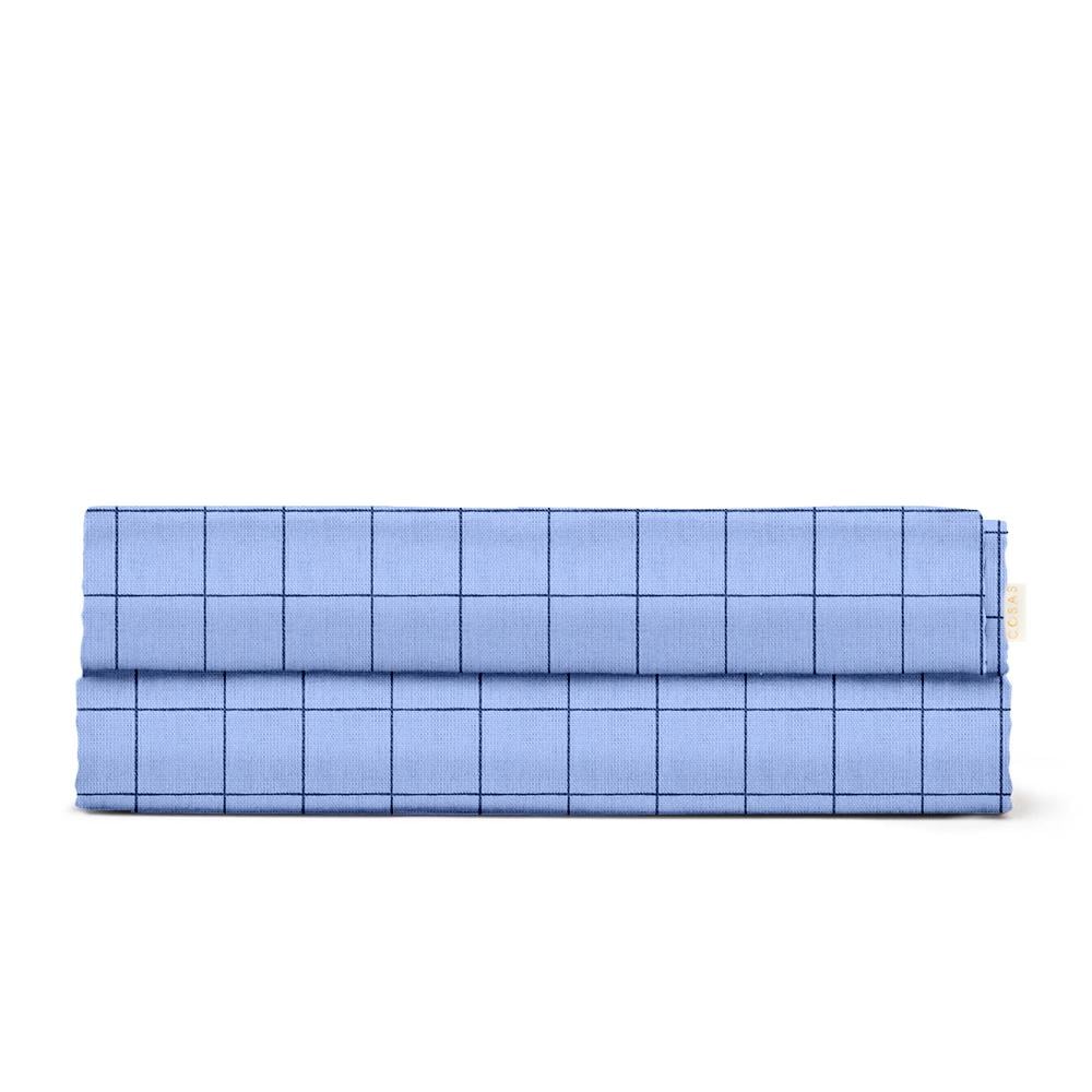 Простирадло Cosas Blue Geometry полуторне 155x240 см (4822052146750)