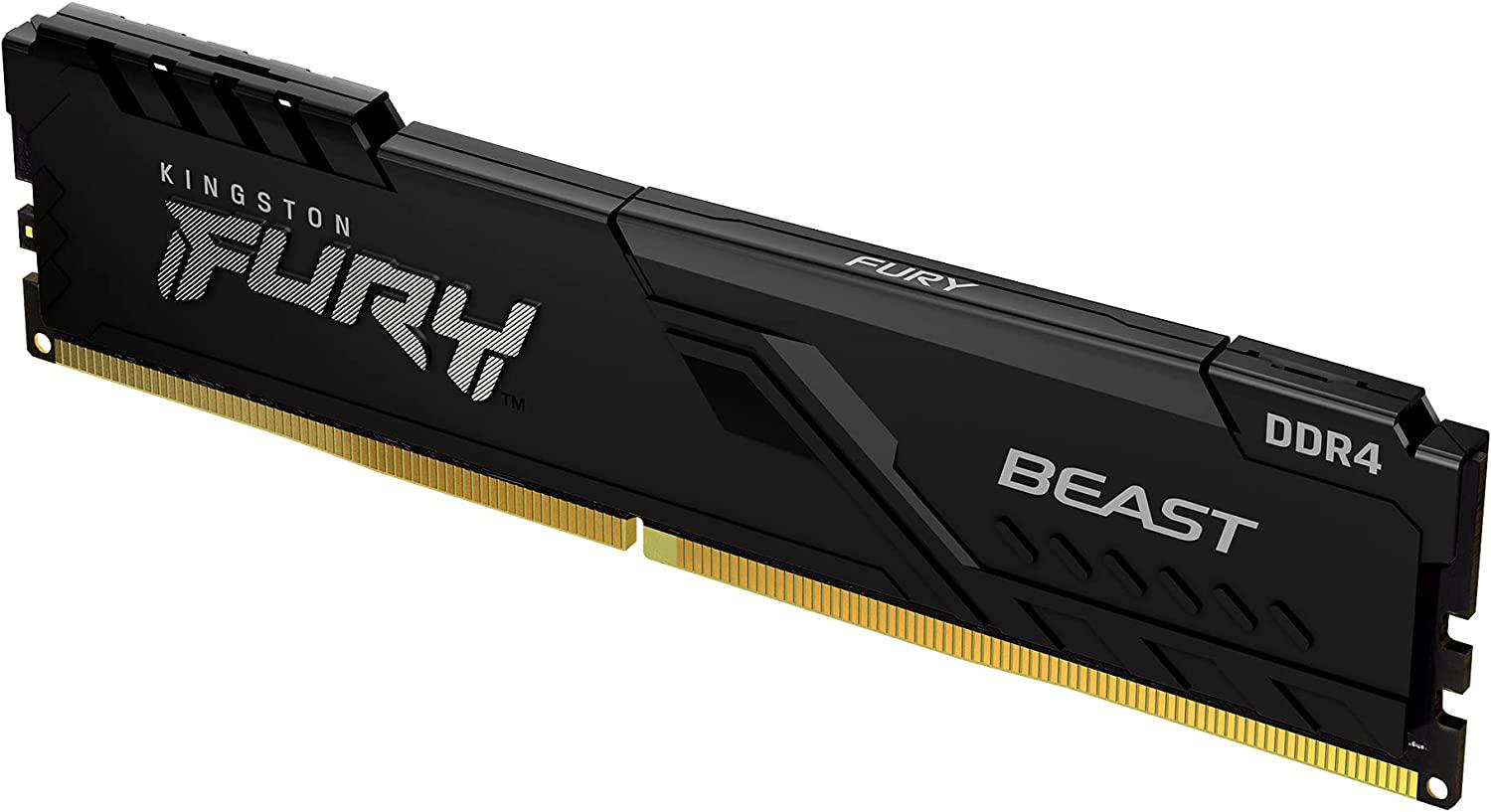 Оперативна пам'ять Kingston Fury Beast DDR4-3200 16384 Мб PC4-25600 Black (KF432C16BB/16) - фото 3