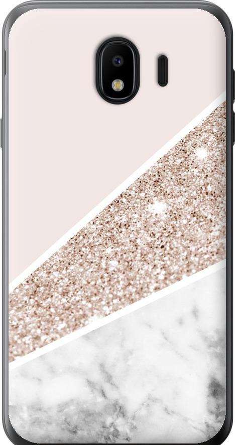 Чехол на Samsung Galaxy J4 2018 Пастельный мрамор (4342t-1487-42517)