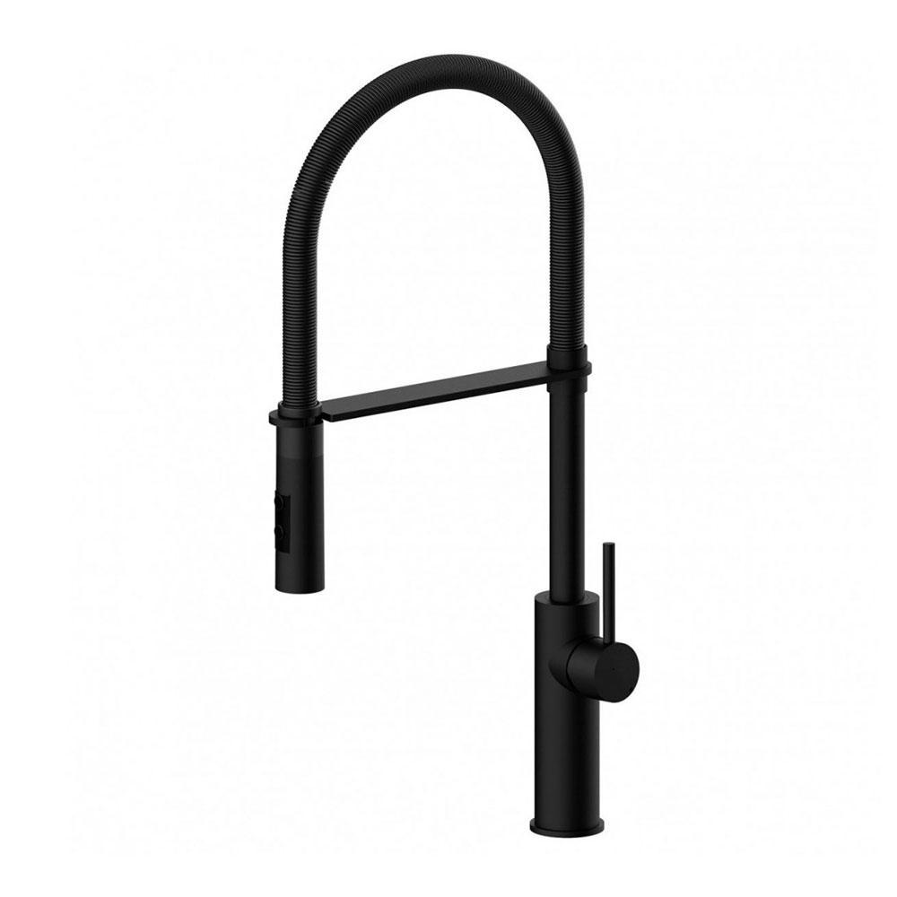 Смеситель для мойки Paffoni Light Professional Черный матовый (LIG179NONO)