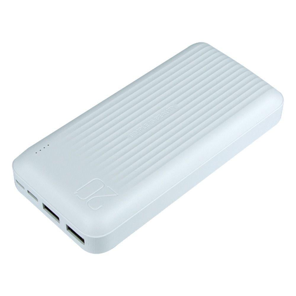 Універсальна мобільна батарея XO PB302 20000mAh White