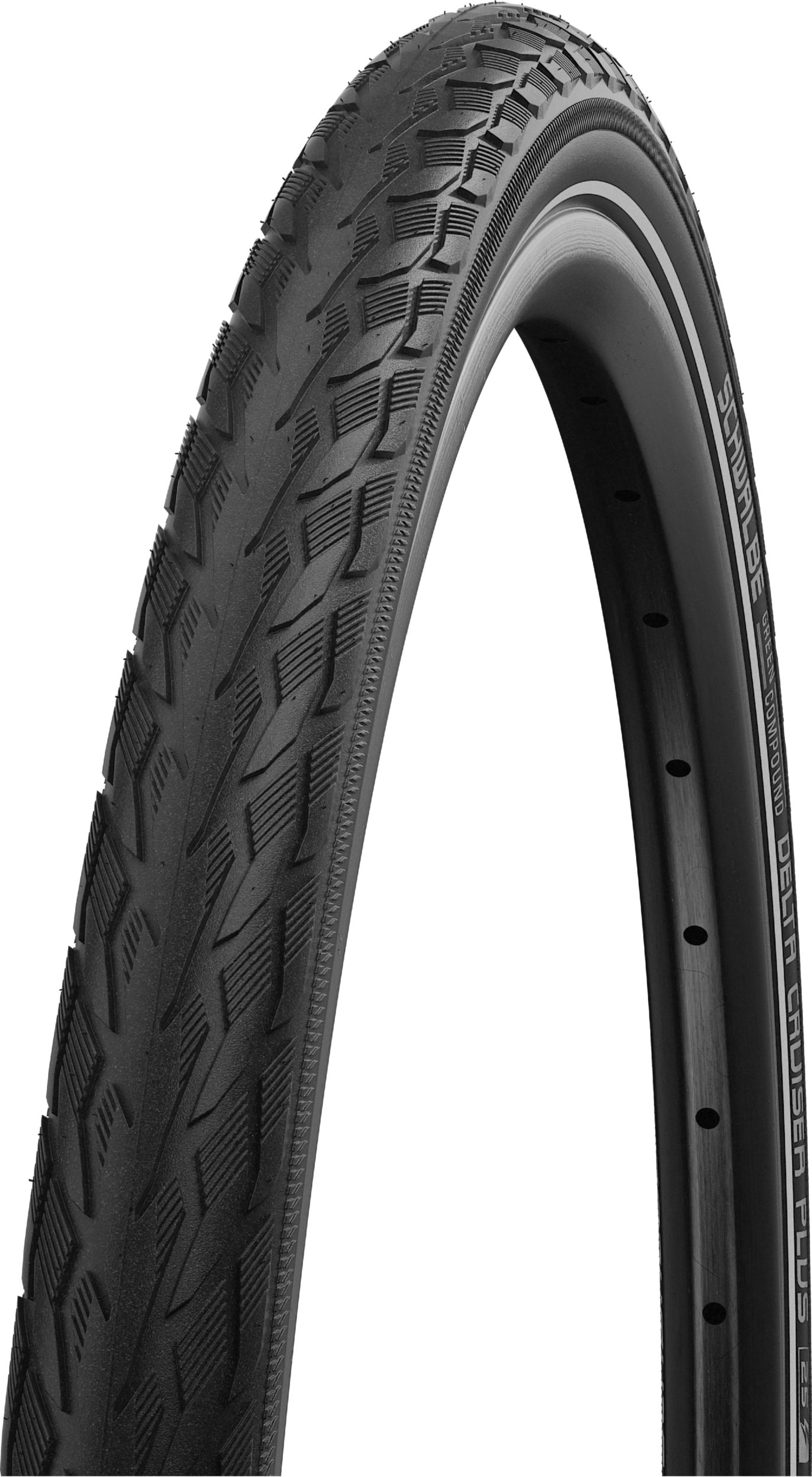 Покришка Schwalbe DELTA CRUISER PLUS PunctureGuard HS431 Green Compound 26"x2,00" (50-559)