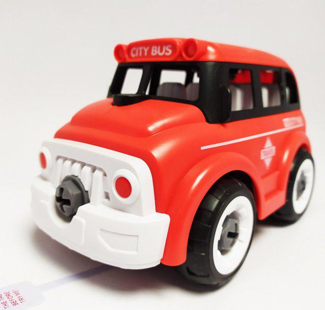 Конструктор Play Smart Автобус з викруткою і шуруповертом 24 деталі (41795364) - фото 2 Конструктор Play Smart Автобус з викруткою і шуруповертом 24 деталі (41795364) - фото 2