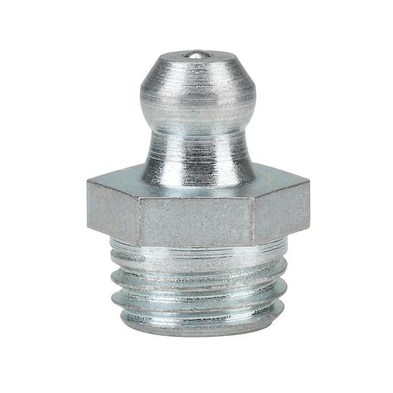 Масленка DIN71412A Metalvis М8 резьба 5,5 мм шаг 1 мм оцинкованная сталь 25 шт. (5MM200005MM2080A20)