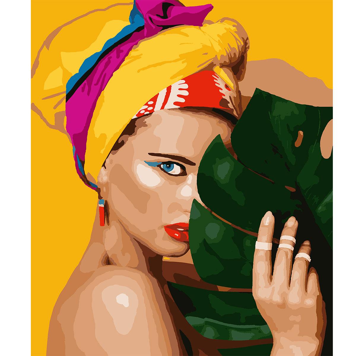 Алмазная мозаика Santi Тропиканка 40х50 см на подрамнике (954121)