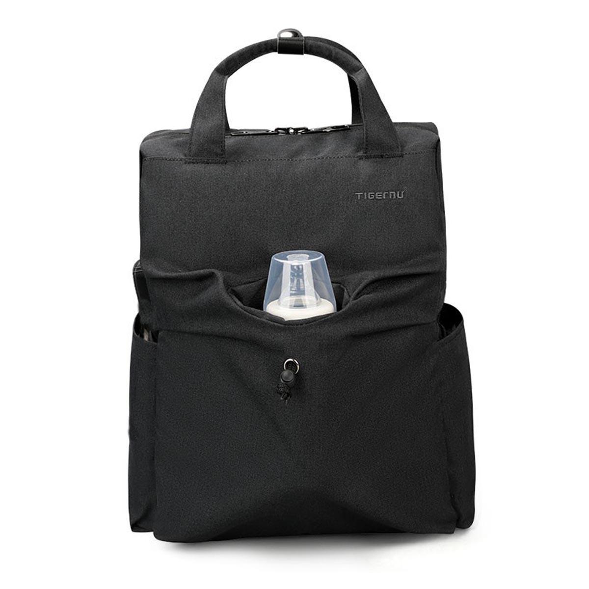 Городской рюкзак Tigernu T-B3355 для ноутбука 14" с USB 17 л + кодовый замок Черный (1869)