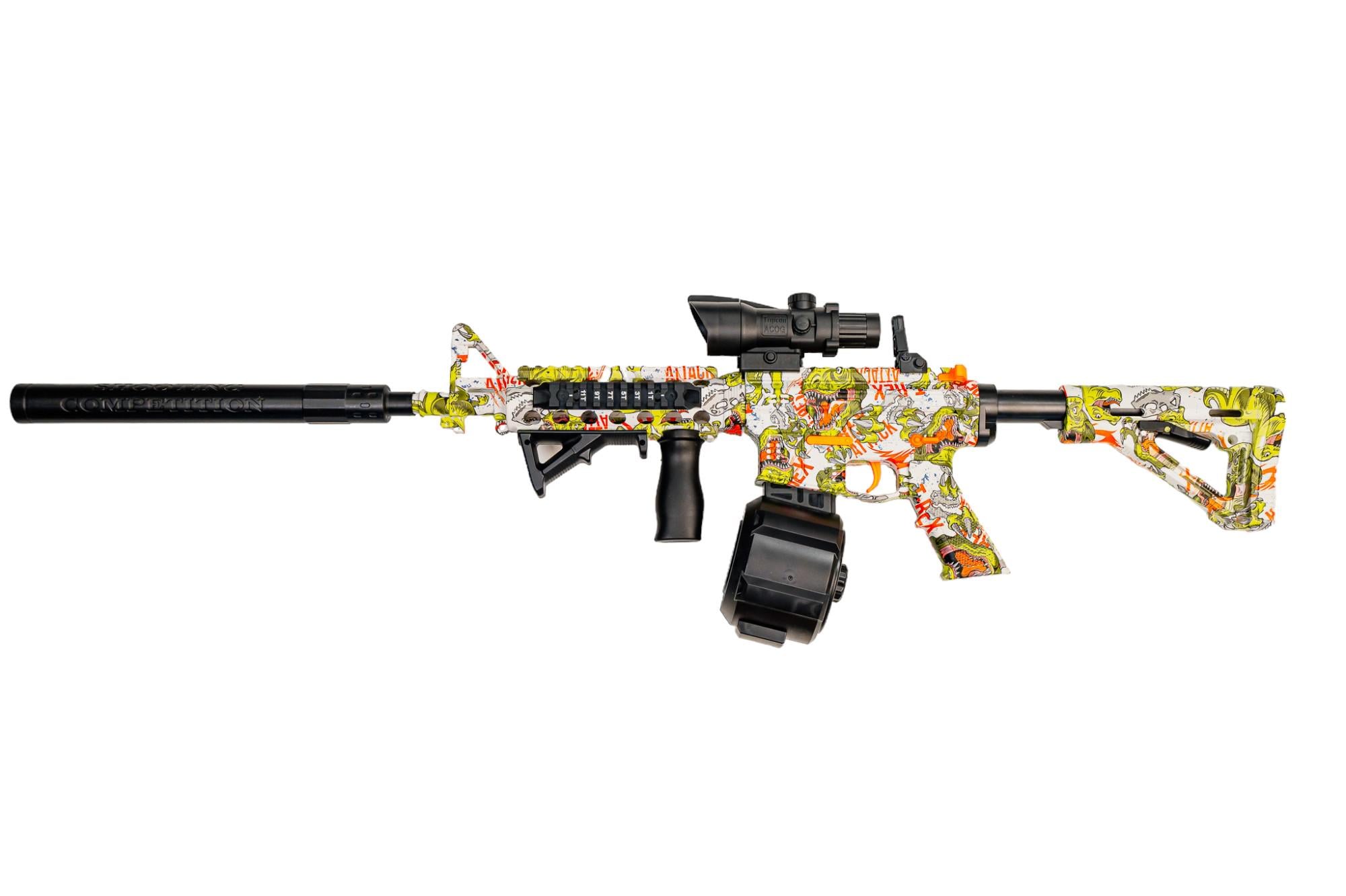 Детское оружие автомат-бластер M4A1 на орбизах (WH02C)