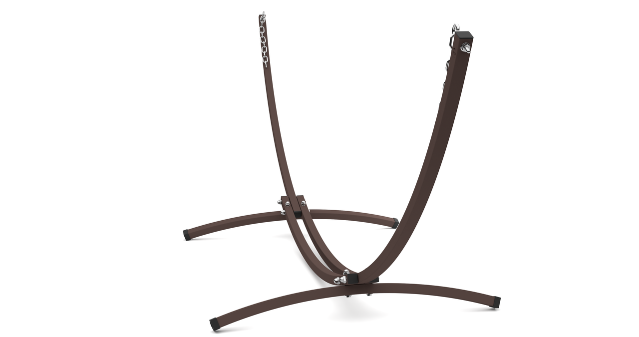 Стойка для двухместного гамака WCG металлическая с креплением для дома/дачи/сада Коричневый (WCGR-BR1) - фото 4