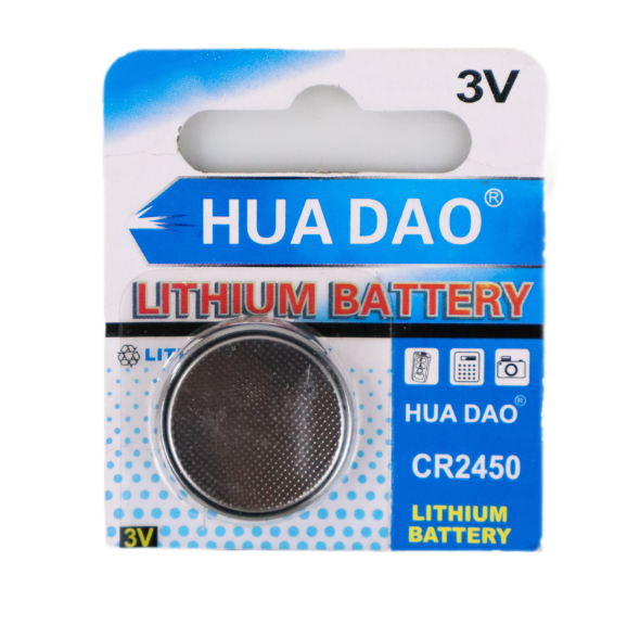 Батарейка дисковая 3V HUA DAO CR2450 (18594)
