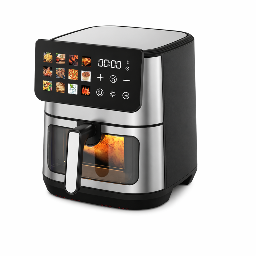 Кухонная аэрогриль DOMOTEC MS-3224 4500 Вт с антипригарным покрытием 12 л Черный (GR-05554) Кухонная аэрогриль DOMOTEC MS-3224 4500 Вт с антипригарным покрытием 12 л Черный (GR-05554)