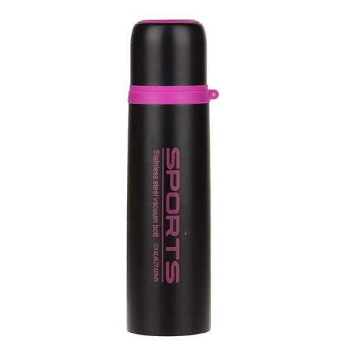 Термос вакуумний туристичний 350 мл SZM 8062 R83544, Pink (007131)