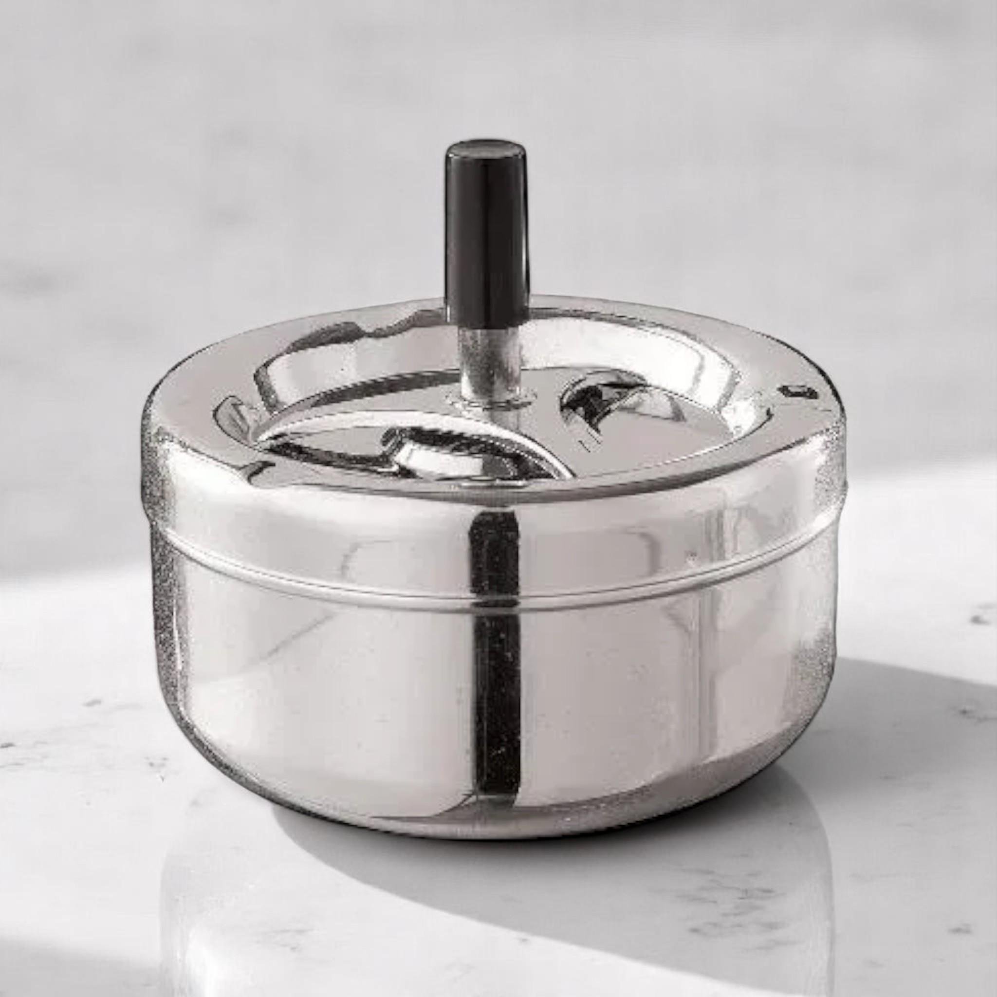 Попільничка металева бездимна Дзига XT-1614 d 10,5 см (26057864) - фото 2