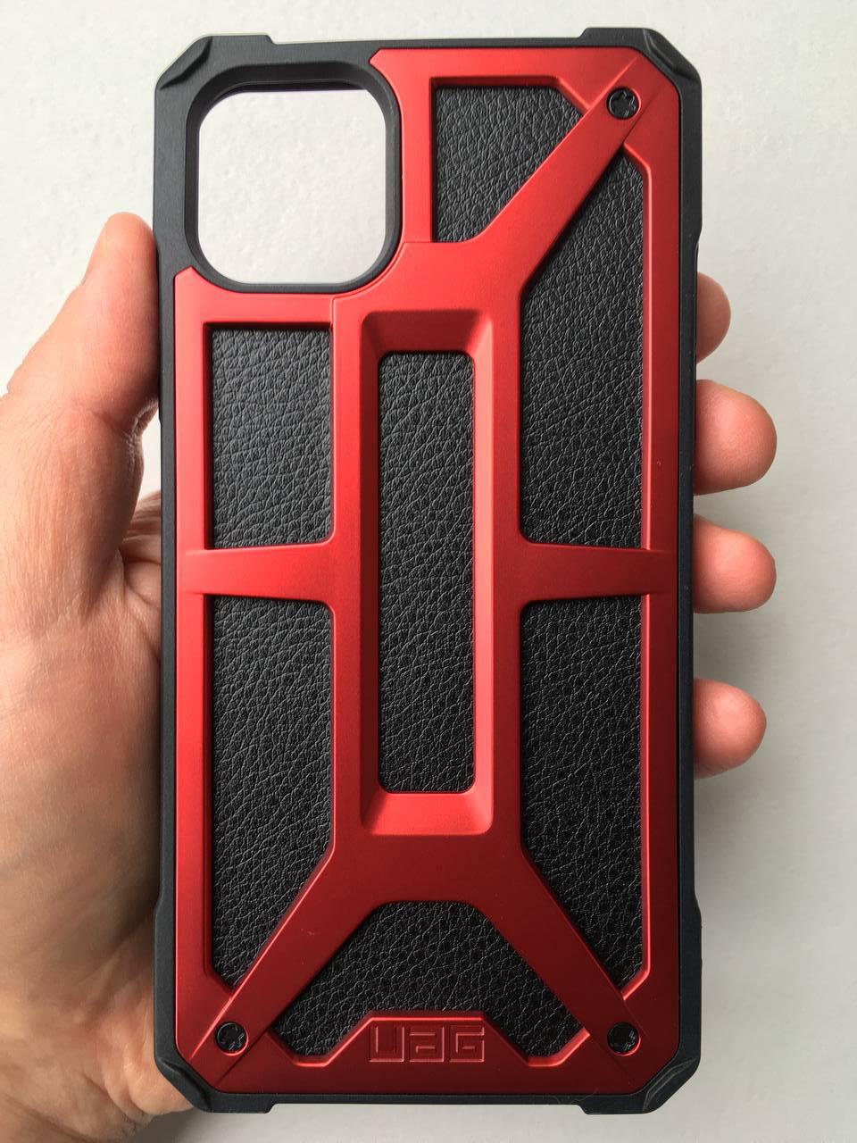 Чохол мілітарі протиударний UAG Monarch 111721119494 для Iphone 11 Pro Max 6.5" Crimson - фото 2