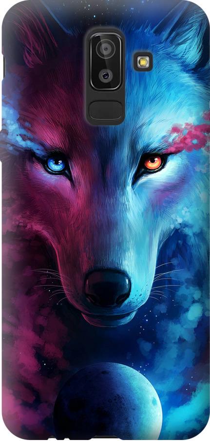 Чехол на Samsung Galaxy J8 2018 Арт-волк (3999u-1511-42517)