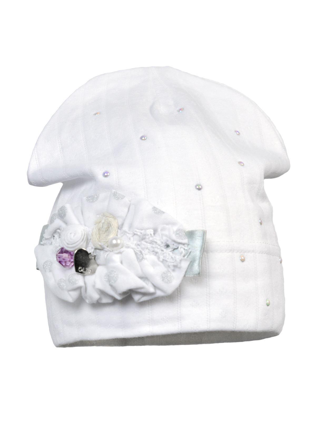 Демисезонная шапка Олта р. 42-44 Белый (12-122016)