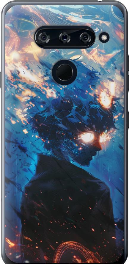 Чехол на LG V40 ThinQ Сатору Годжо (6129t-1577-42517)