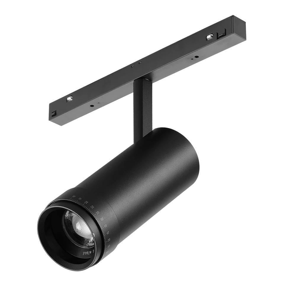 Трековый светильник магнитный Prolum M20 Series-TR Zoom 4000К 48V 20W Черный (28925718)