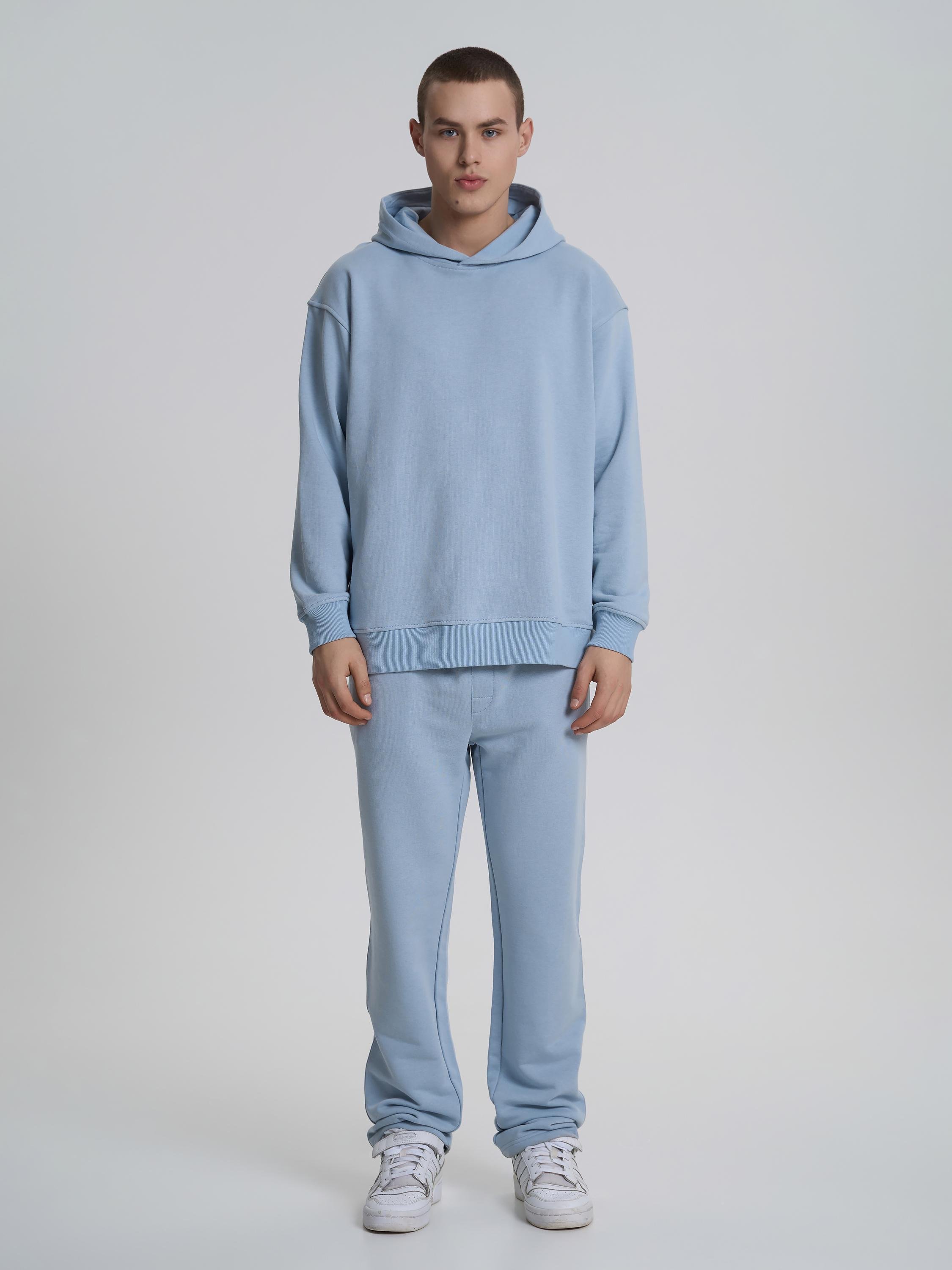 Худі чоловічий без кишені ROZA 240619 XS Сіро-блакитний (4824005723629) - фото 2 Худі чоловічий без кишені ROZA 240619 XS Сіро-блакитний (4824005723629) - фото 2