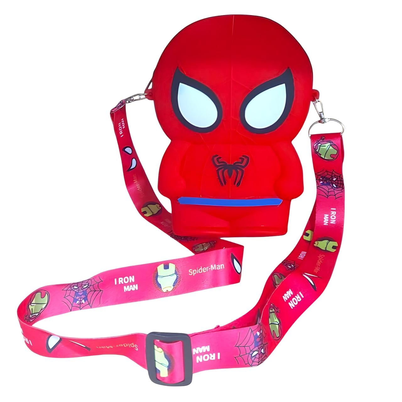 Сумка детская Супергерои Spider Man силиконовая с ремешком 18х12 см (25-511)