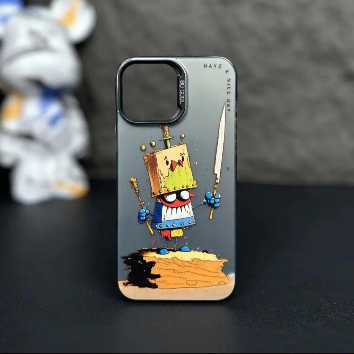 Протиударний чохол для Apple iPhone 13/14 So Cool Print / Pikeman