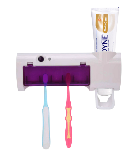 Диспенсер для зубної пасти та щіток Multi-function Toothbrush sterilizer JX008 W79 USB - фото 2