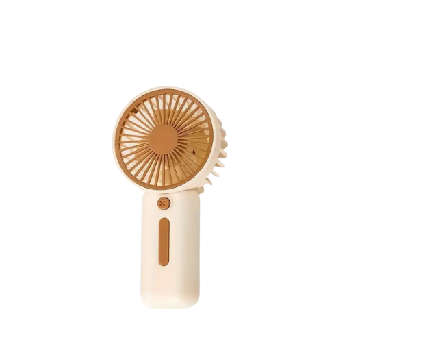 Вентилятор ручной от 2 батарей ААА Коричневый (WF-1001)