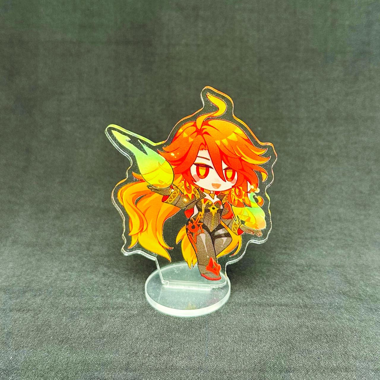 Фигурка коллекционная акриловая Genshin Impact Chibi Маувика 10 см (2502469003)
